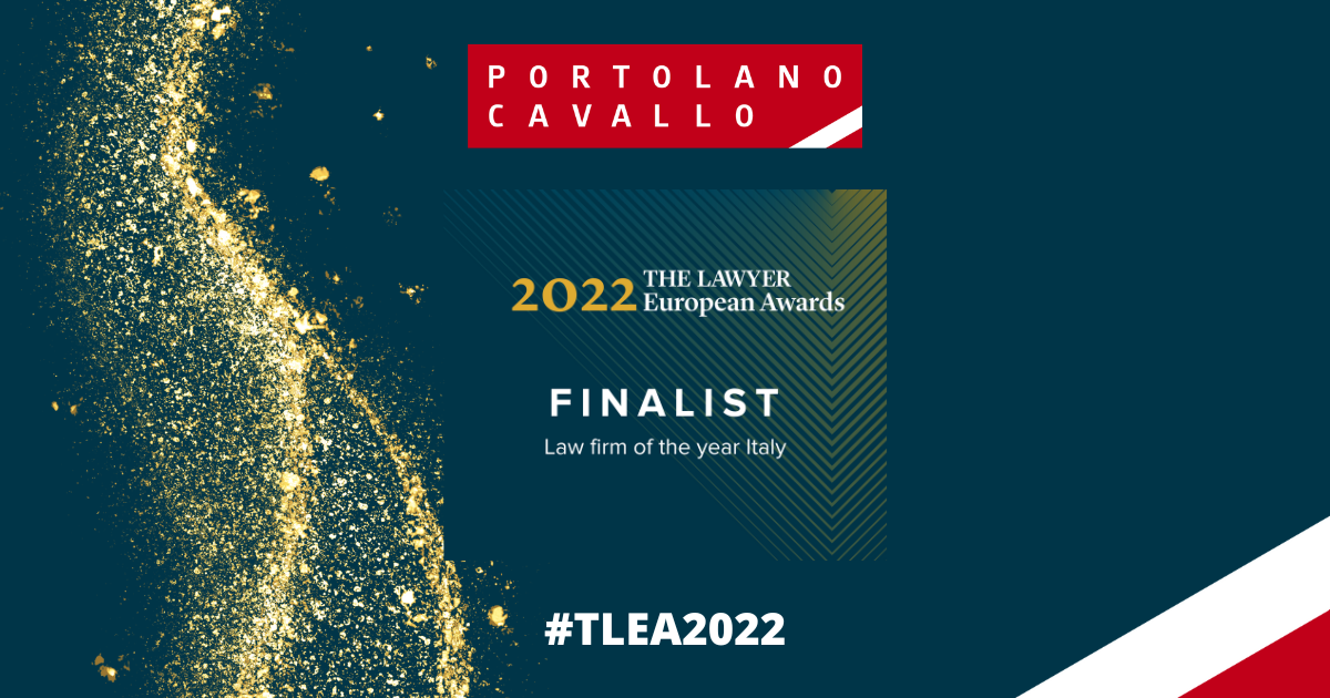 The Lawyer European Awards 2022 - Portolano Cavallo